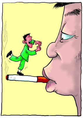 关于禁烟的漫画(一)