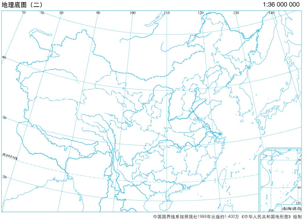 中国底图2图片