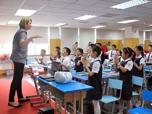 盛大花园小学英语教学交流活动_幼教网上海分