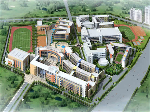 北师大东莞石竹附属学校的环境[图]_东莞奥数