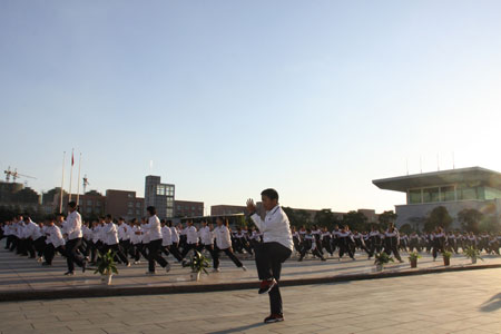 蛟川书院太极拳比赛
