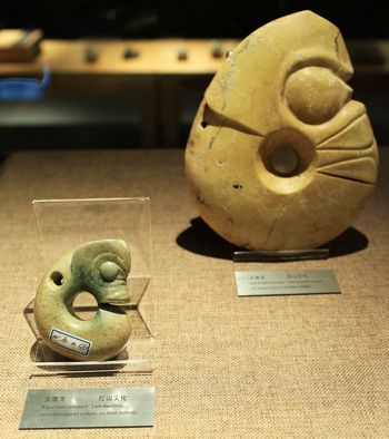 展出的玉器