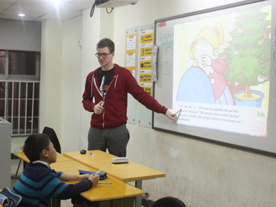 2012乐加乐春季英超班免费外教口语课课堂展