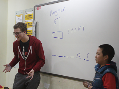 2012乐加乐春季英超班免费外教口语课课堂展