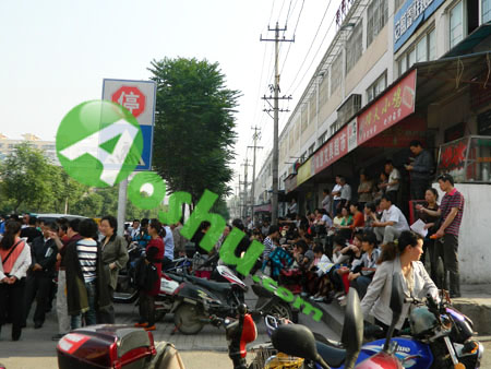 合肥育英中学小升初考试现场