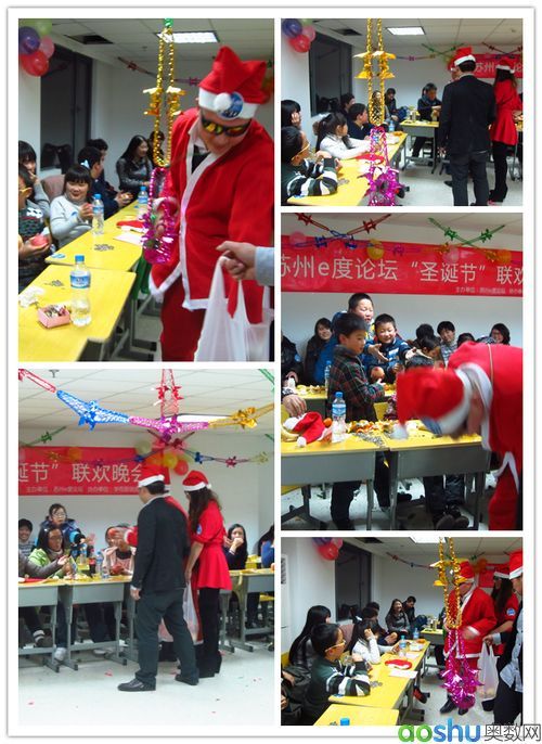 圣诞老人发糖果