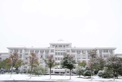 2013年宁波第一场雪之蛟川书院雪后景色
