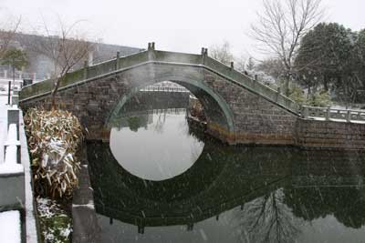 2013年宁波第一场雪之蛟川书院雪后景色