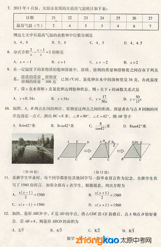 2013ɽʡпǰӦѵѧ