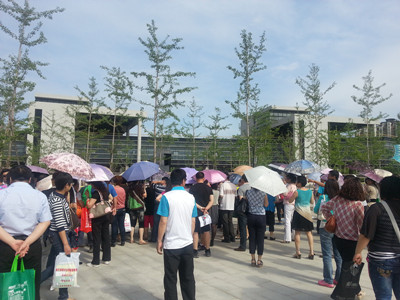 2013东北育才双语(外市)小升初考试现场回放