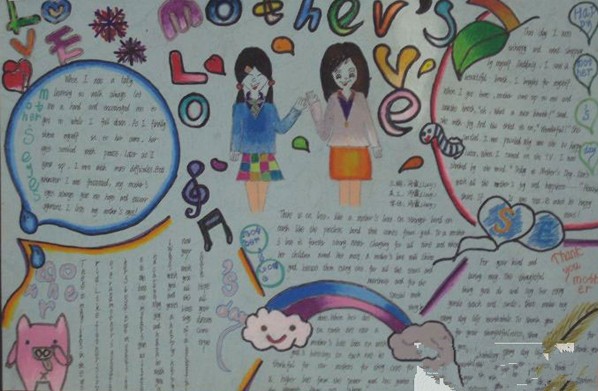 <em>妇女节英语</em>手抄报:妈妈的节日
