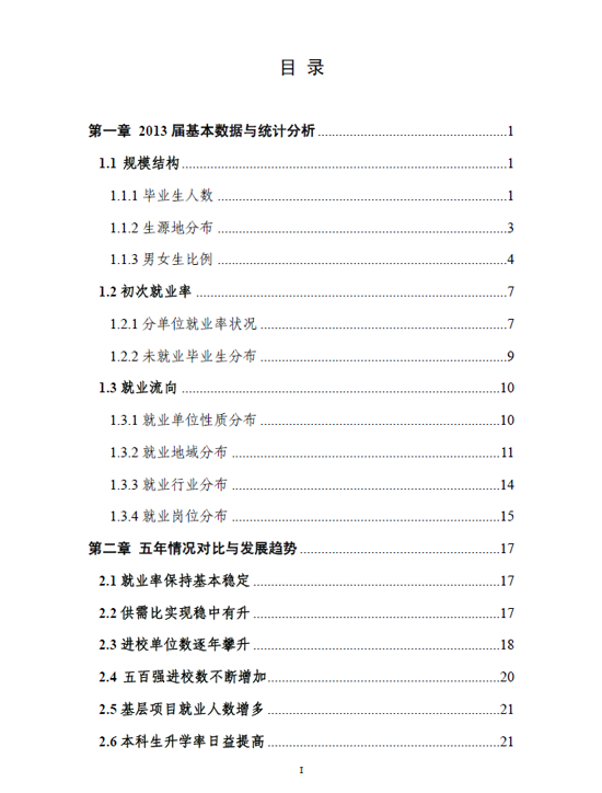 中南大学2013年毕业生就业质量年度报告(2)