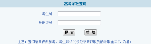 2014年中华女子学院高考录取查询入口