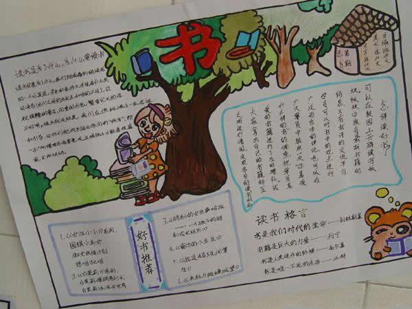 读书手抄报 书 读书手抄报 书