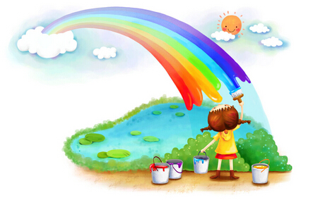 广州英孚少儿英语启蒙:五颜六色彩虹的来源