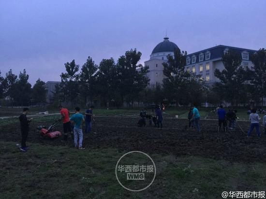 四川高校开种田必修课 学生夜里抢种油菜（图）