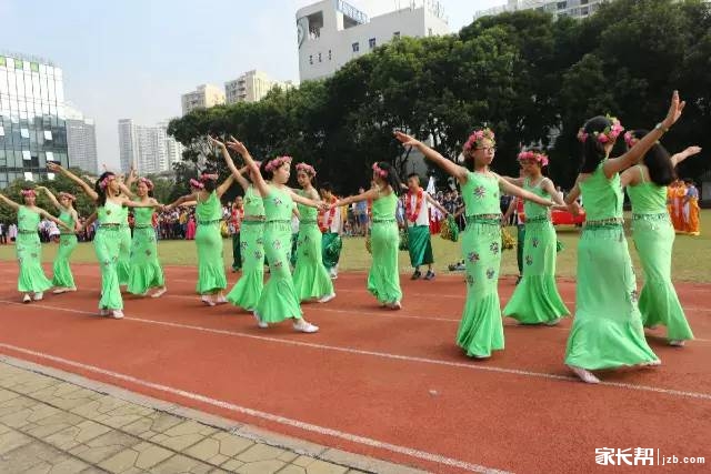 深圳景秀中学校运动会上创意无限