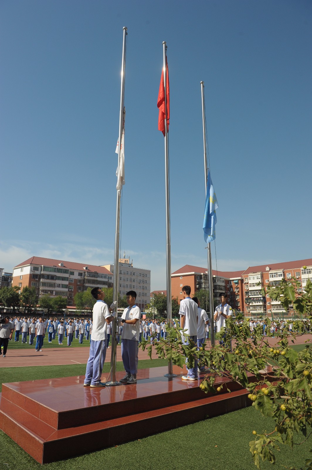 2016-2017学年天津大学附中开学第一天现场(2)_天津大学附属中学_天津