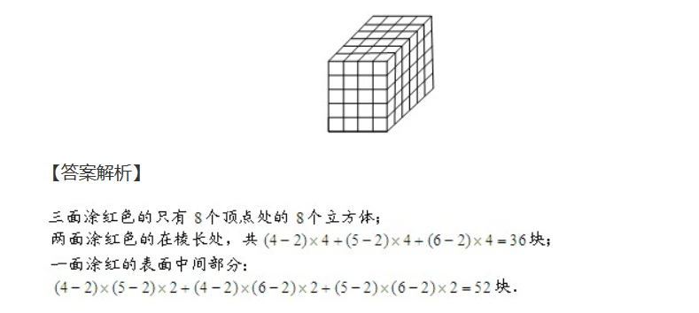 小学奥数几何题之立方体染色计数【三篇】