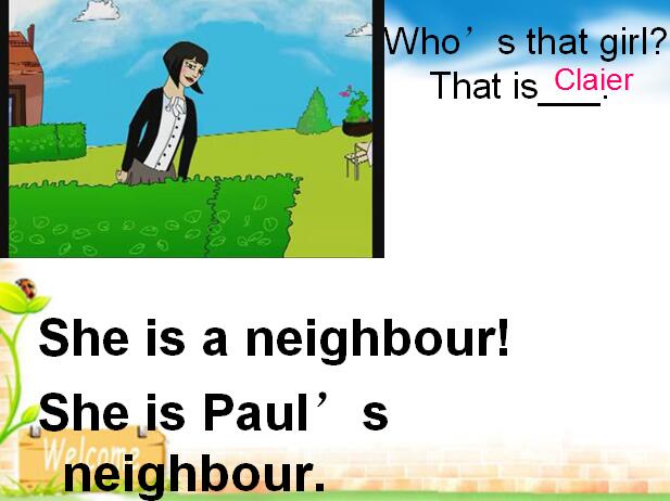 ¸СWһ꼉σӢZnUnit 5  Meet the neighbours! 2