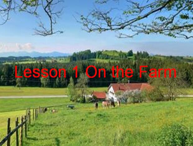 ̰СW(xu)꼉ӢZnLesson 1 On the Farm 3