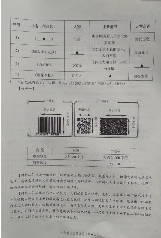 2018㽭ݹȁ(li)ЌW(xu)꼉(j)Z(y)ԇ}DƬ棩