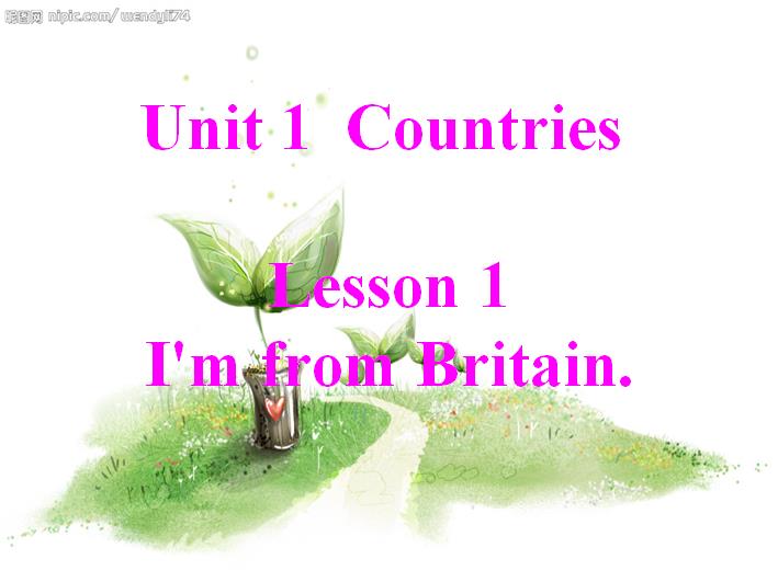 鲁科版小学四年级下册英语课件：《I'm from Britain》3