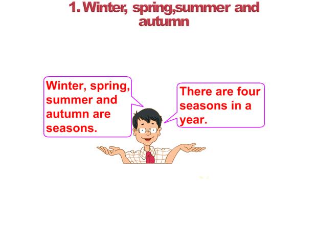冀教版小学六年级上册英语课件:《Seasons》
