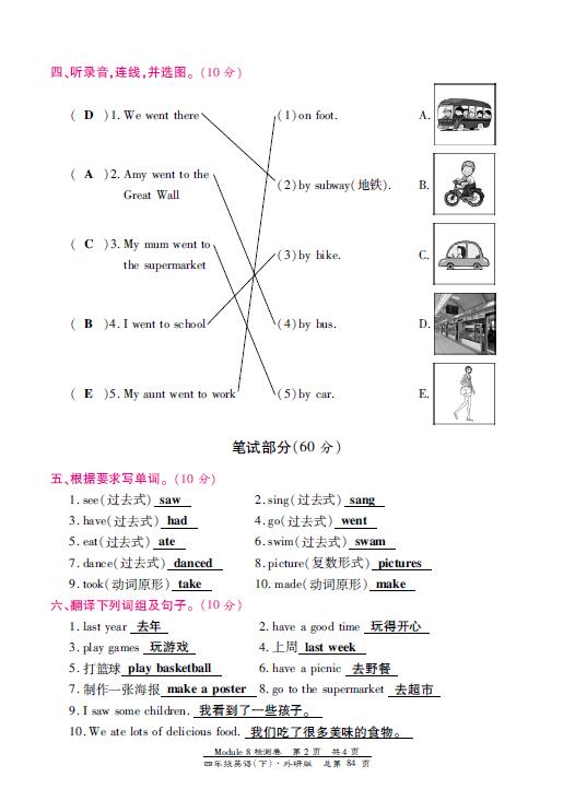 СW(xu)꼉(j)ӢZ(c)ԪzyModule 8DƬ棩