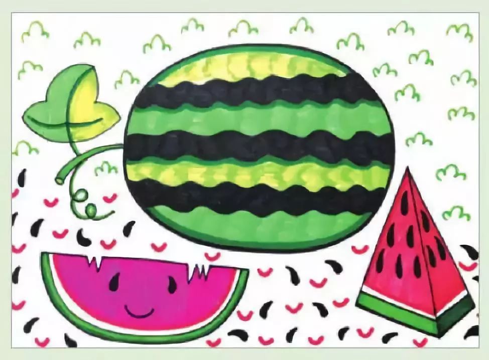 儿童美术教案:水果蔬菜 (5)