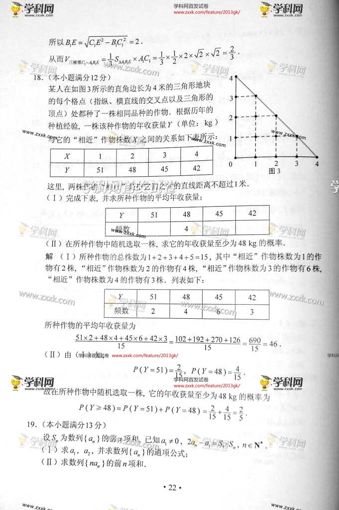 2013ϸ߿(sh)W(xu)ģԇ}