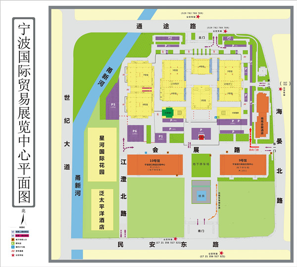 宁波2015国少赛复赛考点攻略内附会展中心平面图