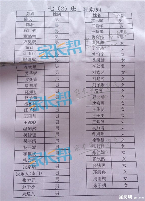 合肥45中分班名单