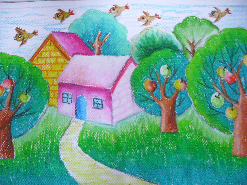 儿童画创作-美术绘画 - 常州市新北区圩塘中心小学