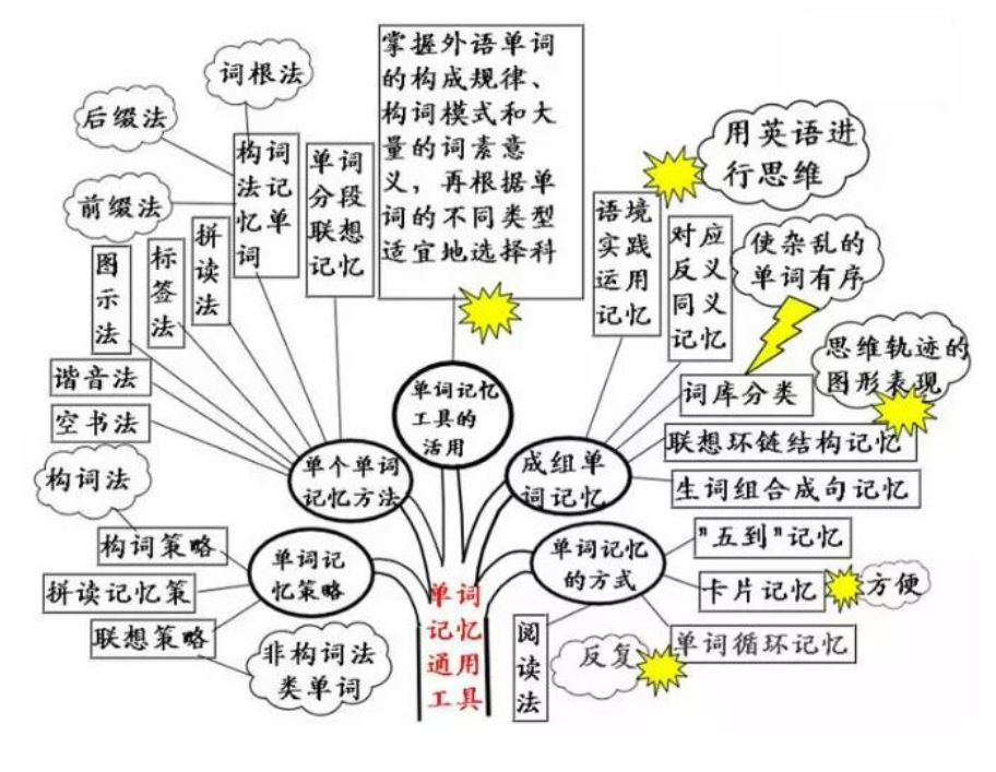 英语词法结构树形图图片