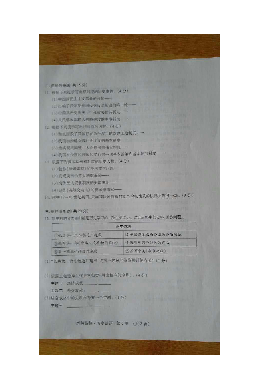 2017�꼪���п���ʷ���⣨ͼƬ�棩