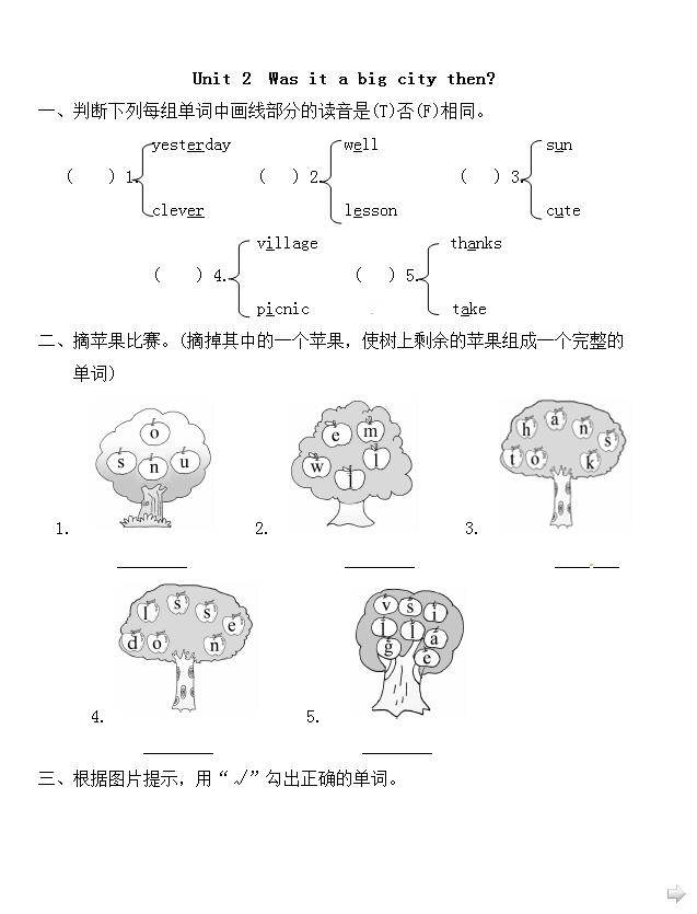 СW(xu)꼉(j)ӢZ(y)(c)һnһModule 6Unit 2DƬ棩