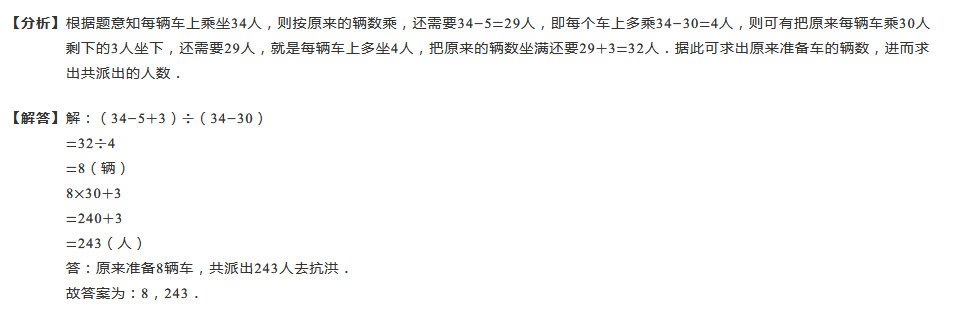 2019小学数学盈亏问题练习题及答案（五十七）(2)_盈亏问题_奥数网