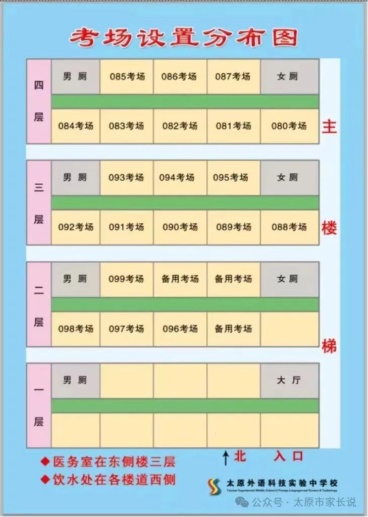 2024山西太原中考各区考试知识点平面图