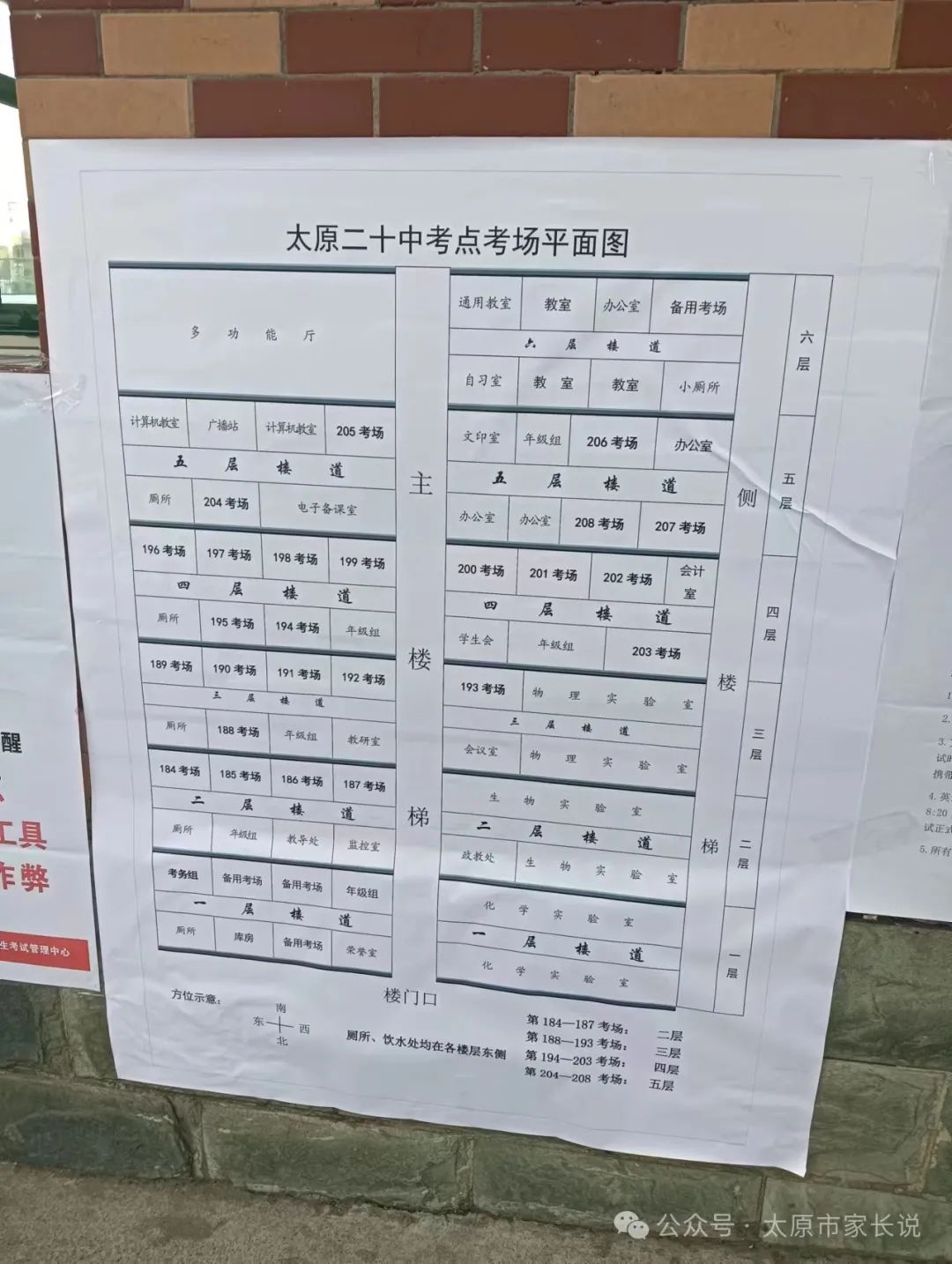 2024山西太原中考各区考试知识点平面图